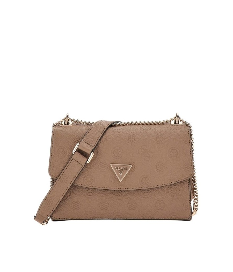 Bolso Bandolera Cresidia Beige Guess