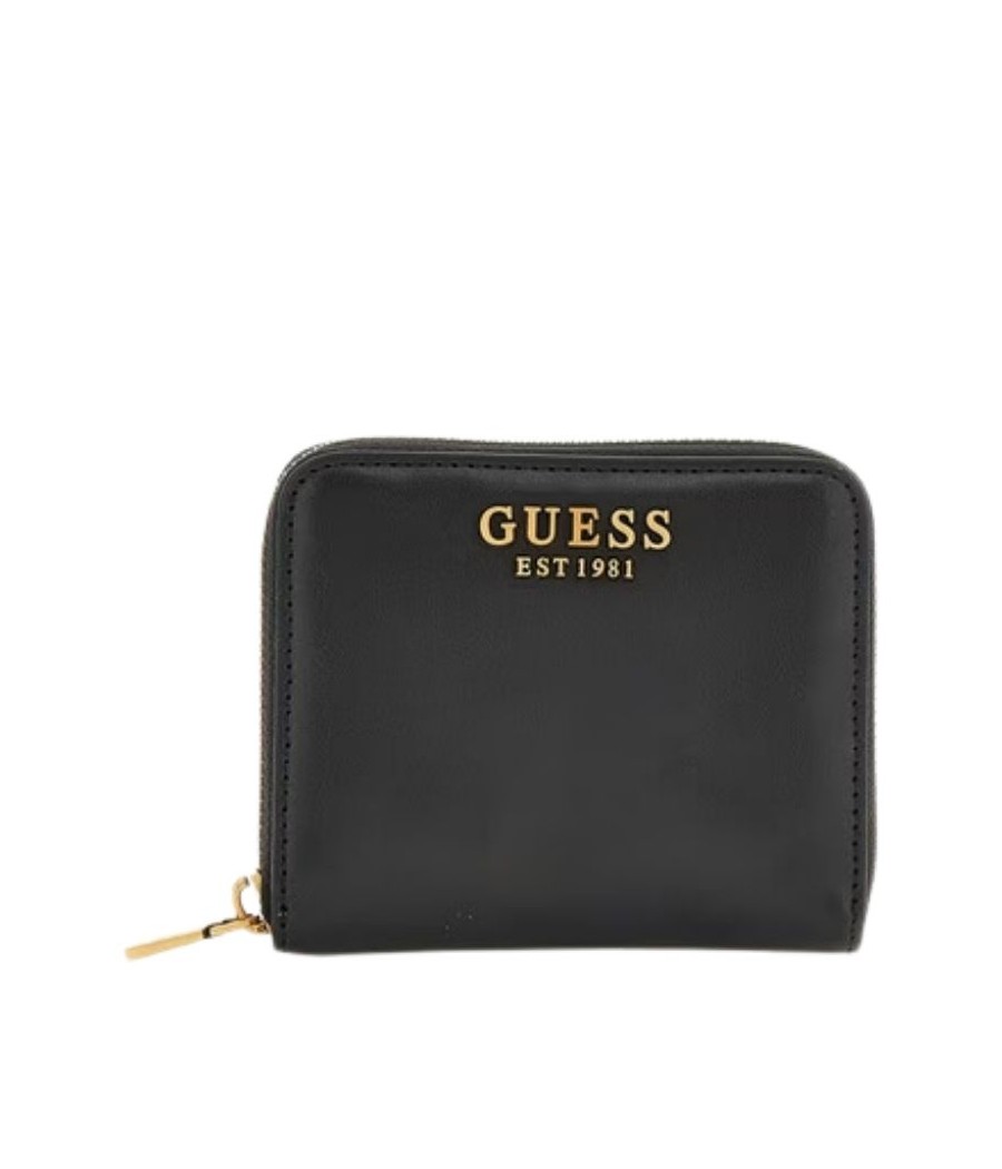 Monedero Pequeño Negro Laurel Slg Guess