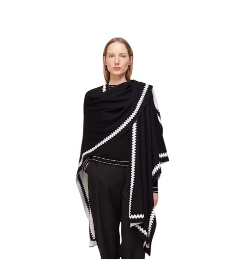 Poncho Reversible Negro