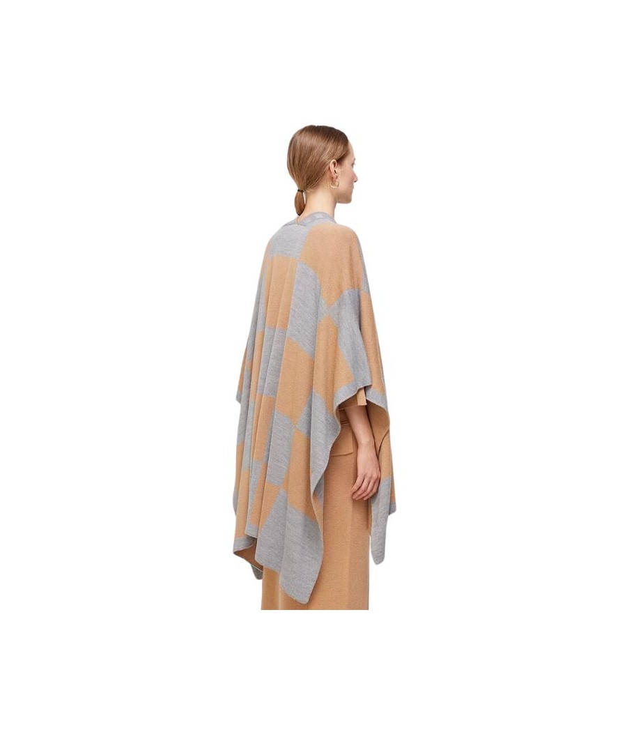 Poncho Jacquard Tubulard Gris Escorpion