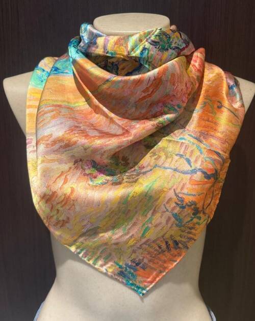 Pañuelo Seda "el sembrador" 90X90