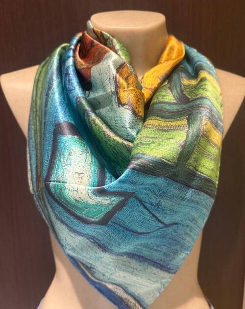 Pañuelo Seda "dormitorio en arlés"