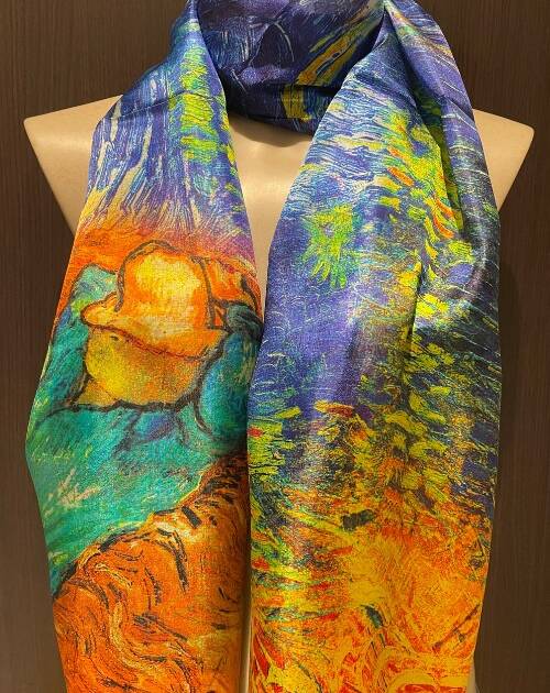 Fular Paisaje van gogh