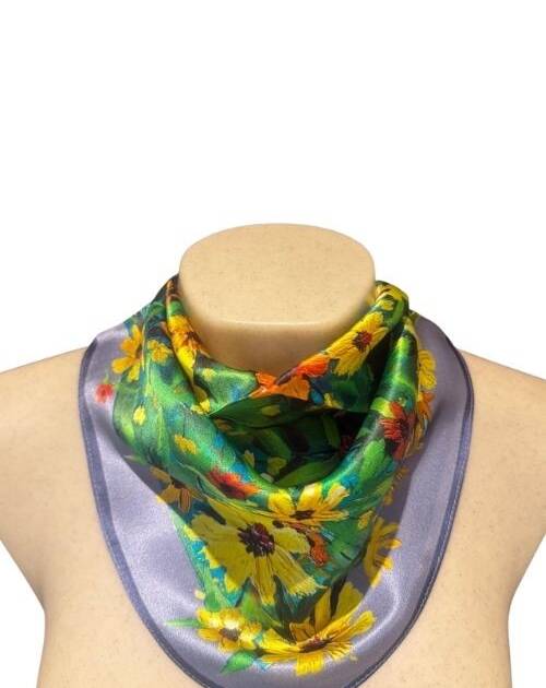 Pañuelo Seda Margarita