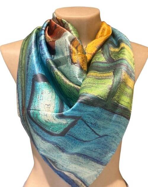 Pañuelo Seda "dormitorio en arlés"