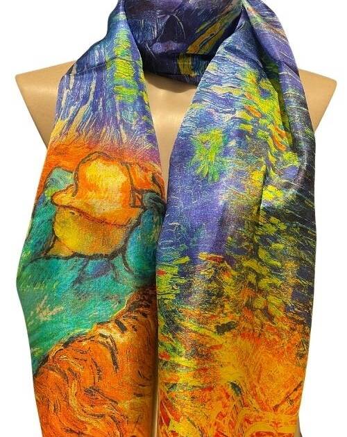 Fular Paisaje van gogh