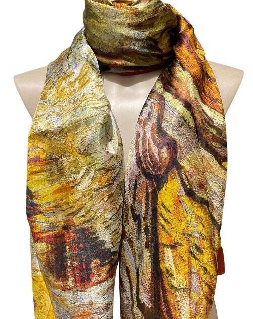 Fular árboles jardín público