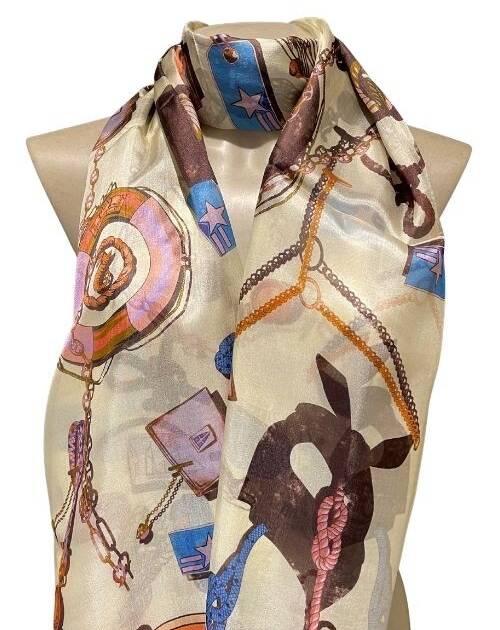 Fular Salmón Cadenas