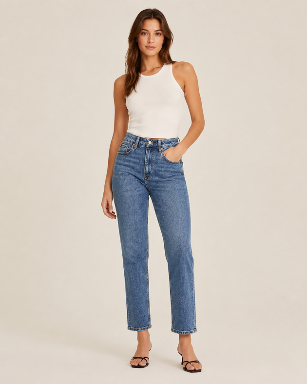 Vaquero Denim Pitillo