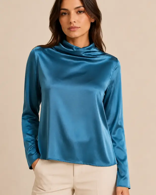 Blusa Lyocel Satinada